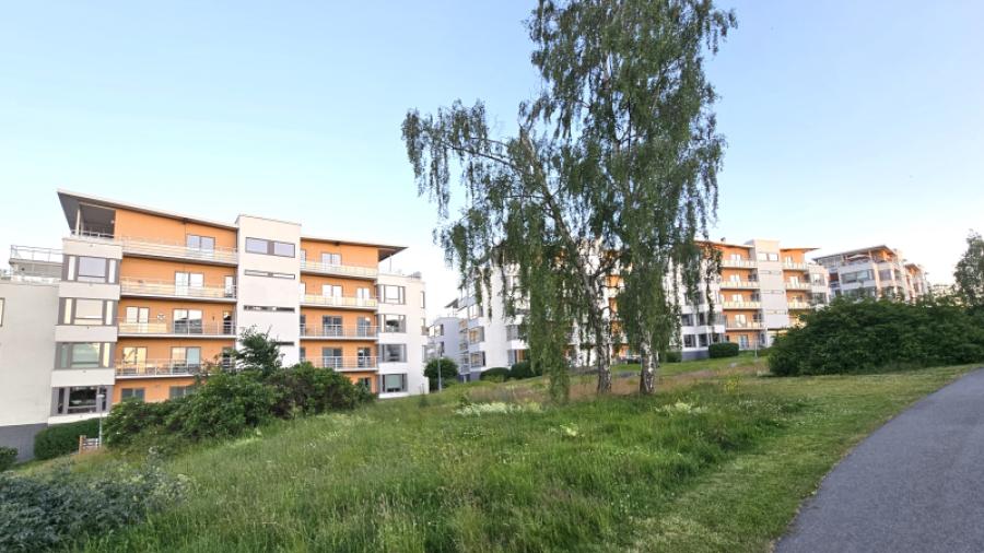 Trossvägen, mot Lidingö stads område.